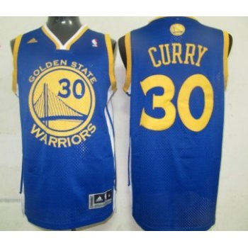 Golden State Warriors #30 Stephen Curry Blue Swingman Jersey