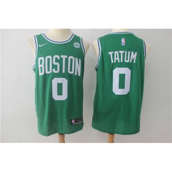 Nike Celtics 0 Jayson Tatum Green Stitched Swingman Jersey