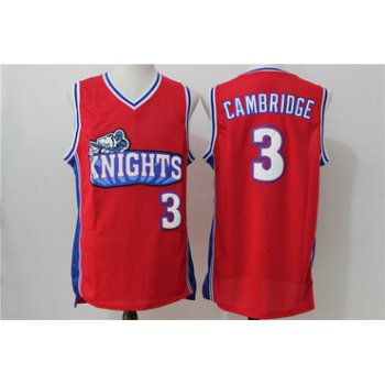 Los Angeles 3 Calvin Cambridge Red Stitched Movie Jersey
