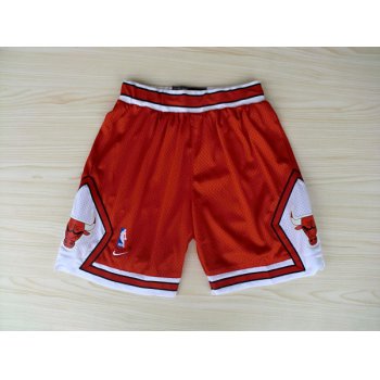 Chicago Bulls Red Nike Mesh NBA Shorts