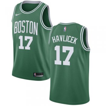 Nike Boston Celtics #17 John Havlicek Green NBA Swingman Icon Edition Jersey