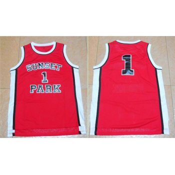 Sunset Park 1 Red Movie Stitched Jersey
