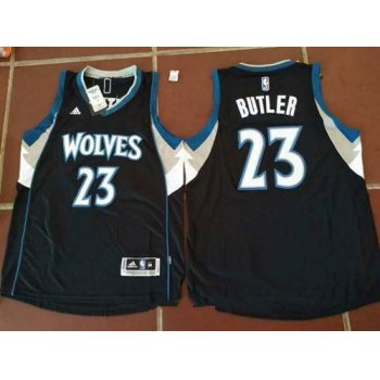 Men's Minnesota Timberwolves #23 Jimmy Butler Black Stitched NBA adidas Revolution 30 Swingman Jersey