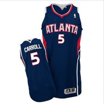 Revolution 30 Atlanta Hawks #5 DeMarre Carroll Blue Stitched NBA Jersey