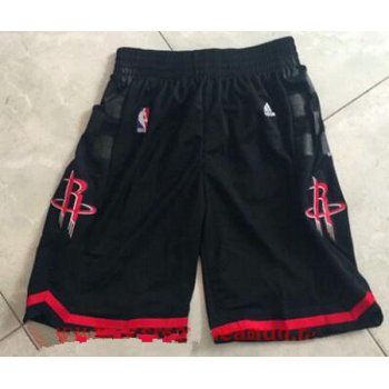 Men's Houston Rockets Black Basketball Shorts