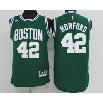 Men's Boston Celtics #42 Al Horford Green Revolution 30 Swingman Stitched Basketball Jersey