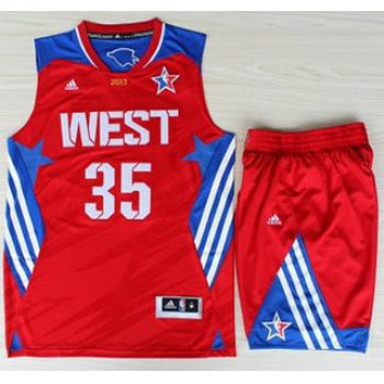 2013 All-Star Western Conference Oklahoma City Thunder 35 Kevin Durant Red Revolution 30 Swingman Suits