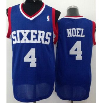 Philadelphia 76ers #4 Nerlens Noel Blue Swingman Jersey