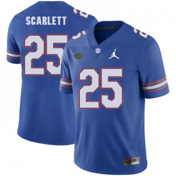 Florida Gators 25 Jordan Scarlett Blue College Football Jersey