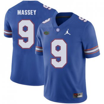 Florida Gators 9 Dre Massey Blue College Football Jersey
