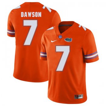Florida Gators Orange #7 Duke Dawson Football Player Performance Jersey