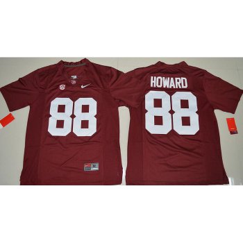 Men's Alabama Crimson Tide #88 O. J. Howard Red Stitched NCAA Nike Limited College Football Jersey