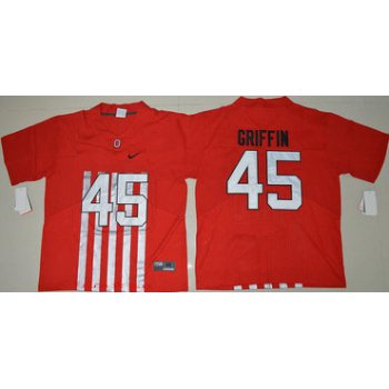 Men's Ohio State Buckeyes #45 Archie Griffin Red Elite Stitched College Football 2016 Nike NCAA Jersey