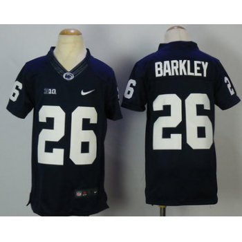 Penn State Nittany Lions #26 Saquon Barkley Navy College Football Jersey