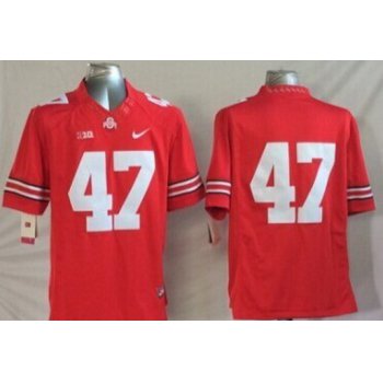 Ohio State Buckeyes #47 A. J. Hawk 2014 Red Limited Jersey