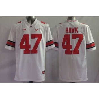 Ohio State Buckeyes #47 A. J. Hawk 2014 White Limited Jersey