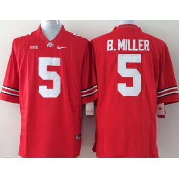 Ohio State Buckeyes #5 Baxton Miller 2014 Red Limited Jersey