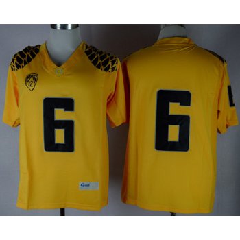 Oregon Ducks #6 Charles Nelson 2013 Yellow Limited Jersey