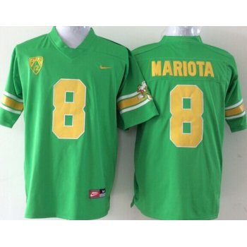 Oregon Ducks #8 Marcus Mariota 1994 Green Throwback 20TH Jersey