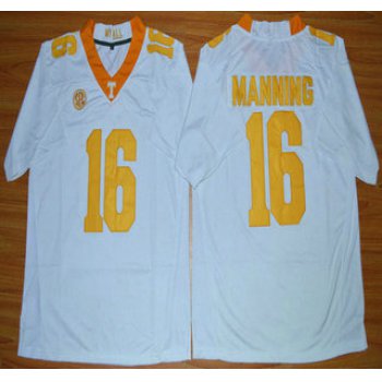 Tennessee Volunteers #16 Peyton Manning White 2015 College Football Jersey