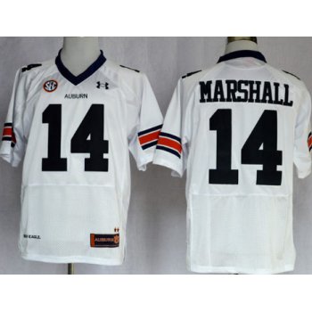 Auburn Tigers #14 Nick Marshall White Jersey