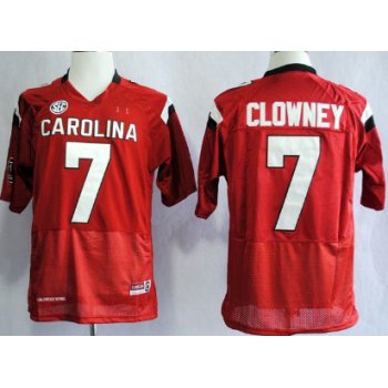 South Carolina Gamecocks #7 Jadeveon Clowney 2013 Red Jersey