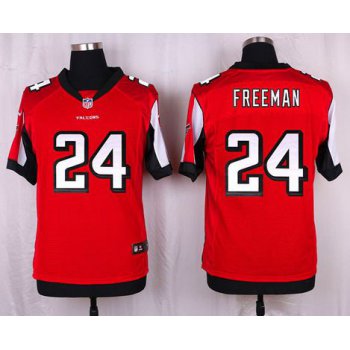 Men's Atlanta Falcons #24 Devonta Freeman Red Team Color NFL Nike Elite Jersey
