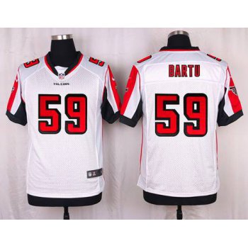 Men's Atlanta Falcons #59 Joplo Bartu White Road NFL Nike Elite Jersey
