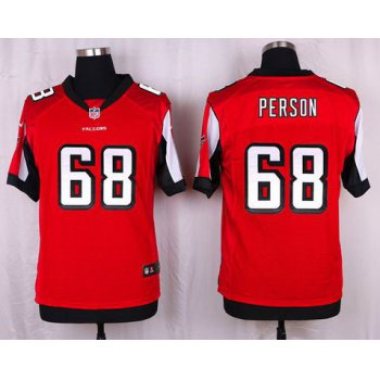 Men's Atlanta Falcons #68 Mike Person Red Team Color NFL Nike Elite Jersey