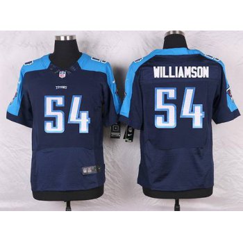 Men's Tennessee Titans #54 Avery Williamson Navy Blue Alternate NFL Nike Elite Jersey
