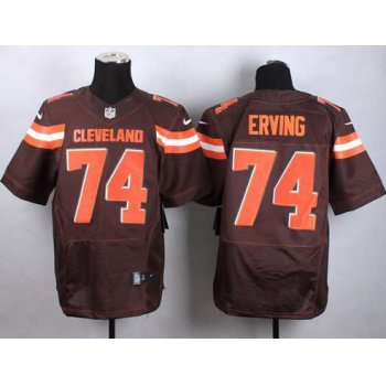 Nike Cleveland Browns #74 Cameron Erving 2015 Brown Elite Jersey