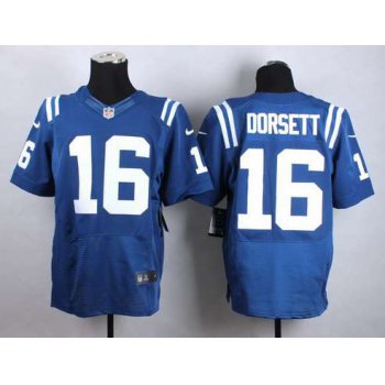 Nike Indianapolis Colts #16 Phillip Dorsett Blue Elite Jersey