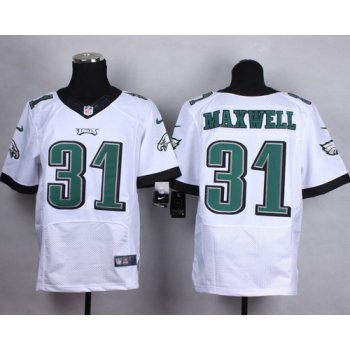 Nike Philadelphia Eagles #31 Byron Maxwell 2014 White Elite Jersey