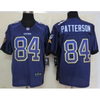 Nike Minnesota Vikings #84 Cordarrelle Patterson Drift Fashion Purple Elite Jersey