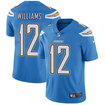Nike San Diego Chargers #12 Mike Williams Electric Blue Alternate Men's Stitched NFL Vapor Untouchable Limited Jersey