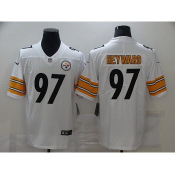 Men's Pittsburgh Steelers #97 Cameron Heyward White 2017 Vapor Untouchable Stitched NFL Nike Limited Jersey