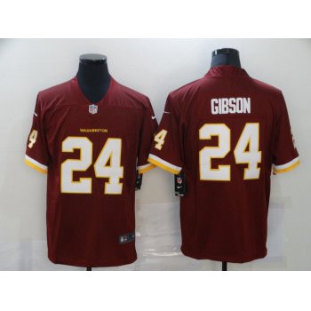 Men's Washington Redskins #24 Antonio Gibson Burgundy Red NEW 2020 Vapor Untouchable Stitched NFL Nike Limited Jersey