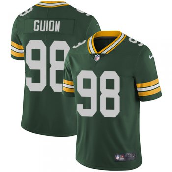 Nike Green Bay Packers #98 Letroy Guion Green Team Color Men's Stitched NFL Vapor Untouchable Limited Jersey
