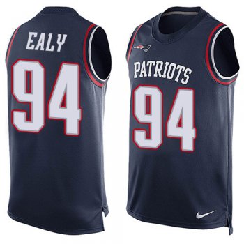 Nike New England Patriots #94 Kony Ealy Navy Blue Team Color Men's Stitched NFL Limited Tank Top Jersey