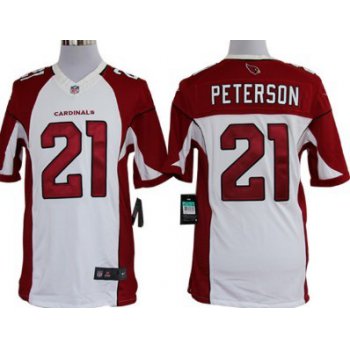 Nike Arizona Cardinals #21 Patrick Peterson White Limited Jersey