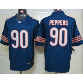 Nike Chicago Bears #90 Julius Peppers Blue Limited Jersey