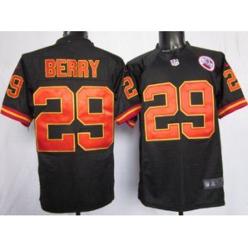 Nike Kansas City Chiefs #29 Eric Berry Black Game Jersey