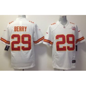 Nike Kansas City Chiefs #29 Eric Berry White Limited Jersey
