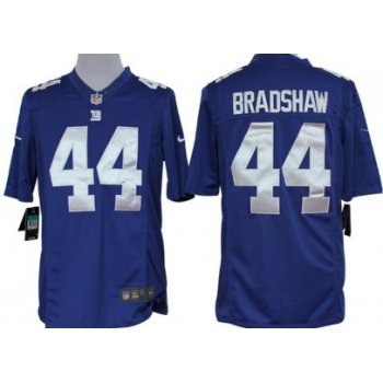 Nike New York Giants #44 Ahmad Bradshaw Blue Limited Jersey