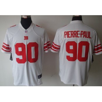 Nike New York Giants #90 Jason Pierre-Paul White Limited Jersey
