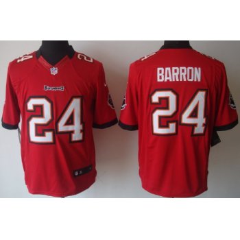 Nike Tampa Bay Buccaneers #24 Mark Barron Red Limited Jersey
