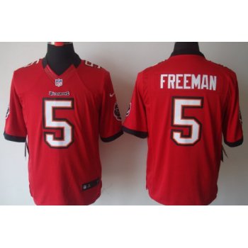 Nike Tampa Bay Buccaneers #5 Josh Freeman Red Limited Jersey