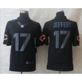 Nike Chicago Bears #17 Alshon Jeffery Black Impact Limited Jersey