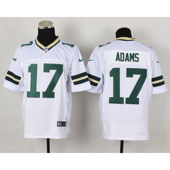 Nike Green Bay Packers #17 Davante Adams White Elite Jersey