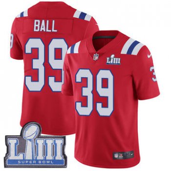 #39 Limited Montee Ball Red Nike NFL Alternate Youth Jersey New England Patriots Vapor Untouchable Super Bowl LIII Bound